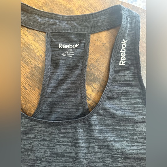 Reebok Athletic Tank Top Women's Charcoal Gray Large - Picture 6 of 9